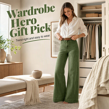 ✨Begrenzter Vorrat verfügbar, nicht verpassen!🔥🔥Beinverlängernde Wide-Leg Jeans