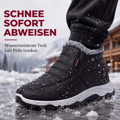 👢 Warme Füße ohne lästiges Schnüren – Winter-Slip-On Boots mit Plüschfutter