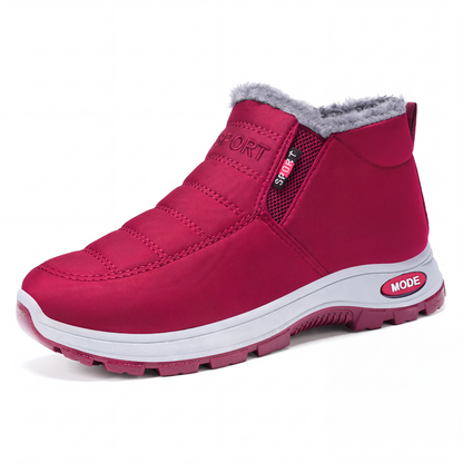 👢 Warme Füße ohne lästiges Schnüren – Winter-Slip-On Boots mit Plüschfutter