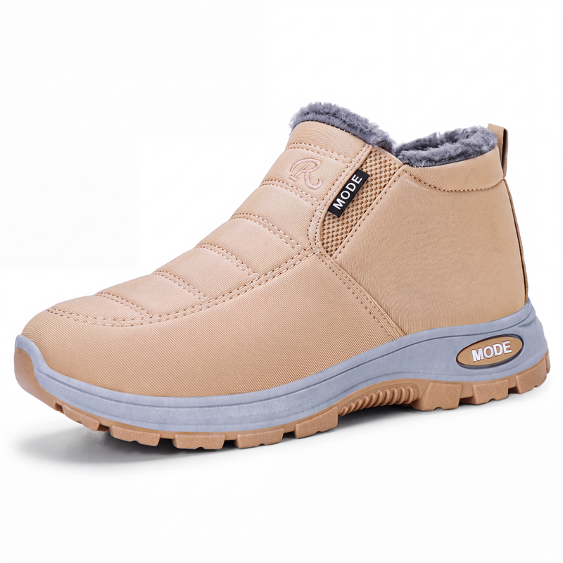 👢 Warme Füße ohne lästiges Schnüren – Winter-Slip-On Boots mit Plüschfutter