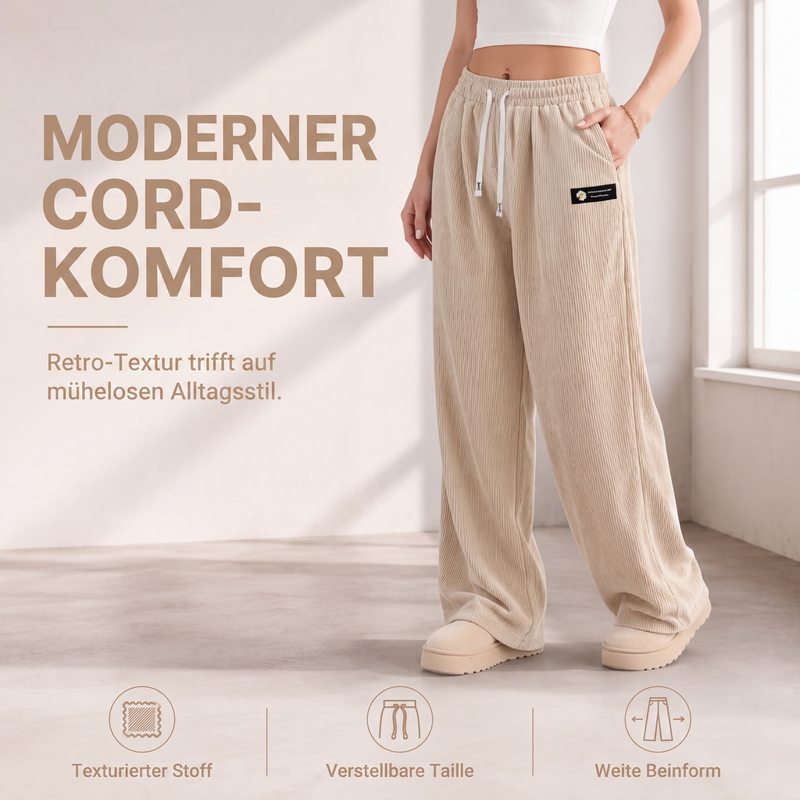 👖 Legere Hose mit Kordelzug | Kein steifer Bund – Bequemer Alltags-Look für Zuhause & Unterwegs ✨