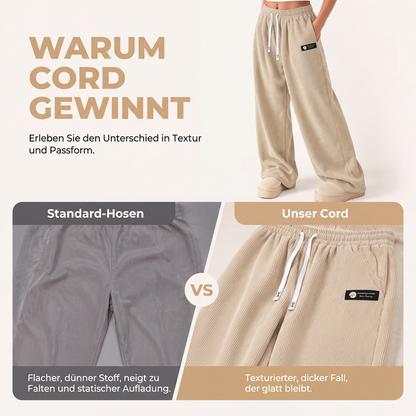 👖 Legere Hose mit Kordelzug | Kein steifer Bund – Bequemer Alltags-Look für Zuhause & Unterwegs ✨