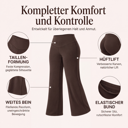 ✨ Weite Damen Yogahose – Hohe Taille ohne Einschneiden, angenehmer Tragekomfort ⚡