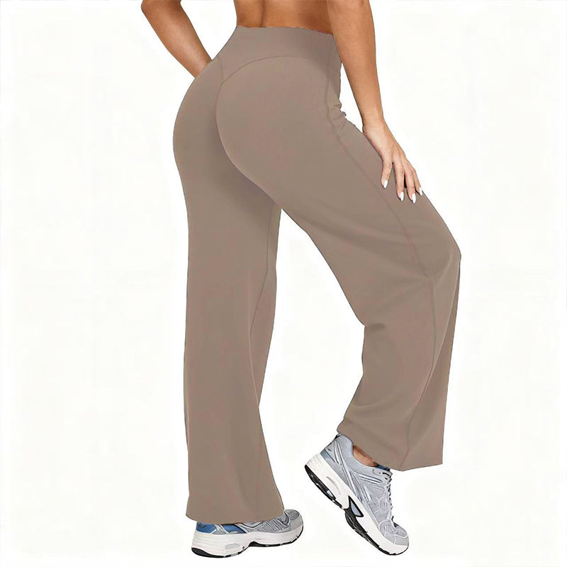 ✨ Weite Damen Yogahose – Hohe Taille ohne Einschneiden, angenehmer Tragekomfort ⚡