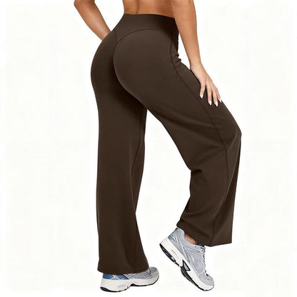 ✨ Weite Damen Yogahose – Hohe Taille ohne Einschneiden, angenehmer Tragekomfort ⚡