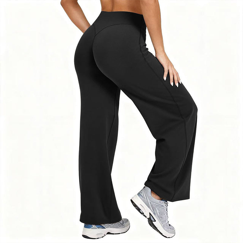 ✨ Weite Damen Yogahose – Hohe Taille ohne Einschneiden, angenehmer Tragekomfort ⚡
