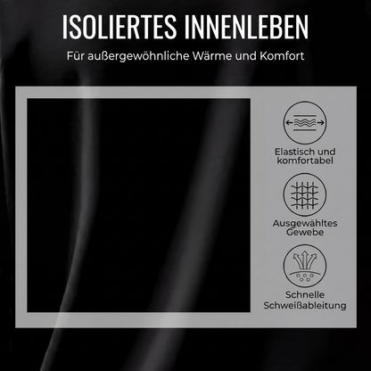 Herren-Troyer mit Stehkragen und gerippten Bündchen