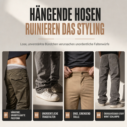 Qualität überzeugt! Cargo-Jogginghose für Herren, unifarben, im lässigen Stil