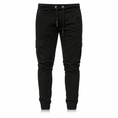 Qualität überzeugt! Cargo-Jogginghose für Herren, unifarben, im lässigen Stil