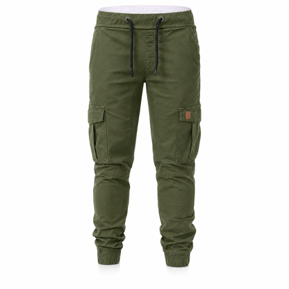 Qualität überzeugt! Cargo-Jogginghose für Herren, unifarben, im lässigen Stil