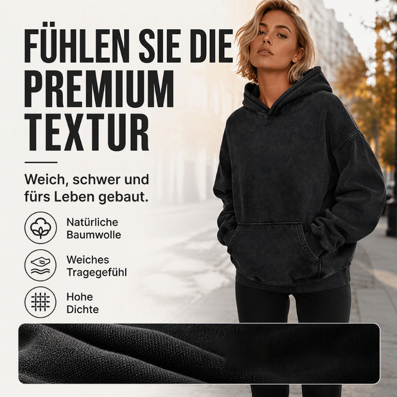 📢🎉50%Rabatt!!!🛍️✨Unisex Casual Oversized Hoodie mit Acid-Wash-Effekt
