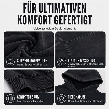 📢🎉50%Rabatt!!!🛍️✨Unisex Casual Oversized Hoodie mit Acid-Wash-Effekt