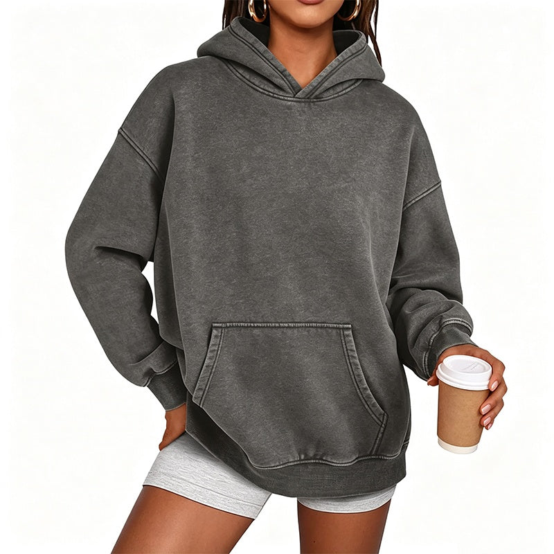 📢🎉50%Rabatt!!!🛍️✨Unisex Casual Oversized Hoodie mit Acid-Wash-Effekt