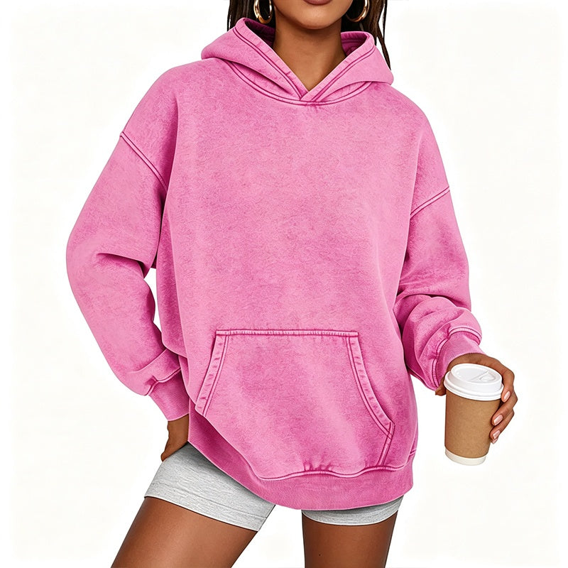 📢🎉50%Rabatt!!!🛍️✨Unisex Casual Oversized Hoodie mit Acid-Wash-Effekt