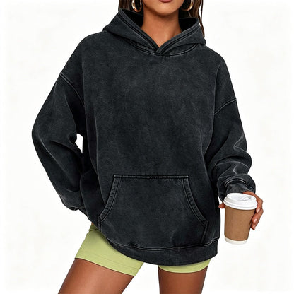 📢🎉50%Rabatt!!!🛍️✨Unisex Casual Oversized Hoodie mit Acid-Wash-Effekt