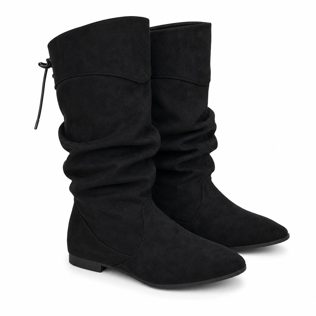 👢 Damen Schnürstiefeletten mit weitem Schaft | Kein Einengen, kein unbequemer Sitz – Weites Schaftdesign, mittelhohe Stiefeletten & praktisch für den Alltag ✨