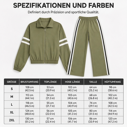 📢🎉50%Rabatt!!!🛍️✨ Damen-Casual-Sweatshirt & Weithosen-Set – Bequem, lässig & immer passend
