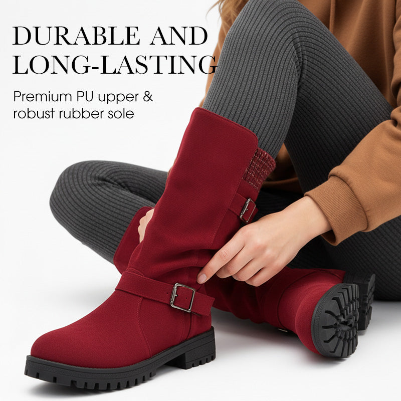 🎅 50 % Rabatt! Festliche Vorratssale👢Damen Slouchy Boots bis zur mittleren Wade🎁