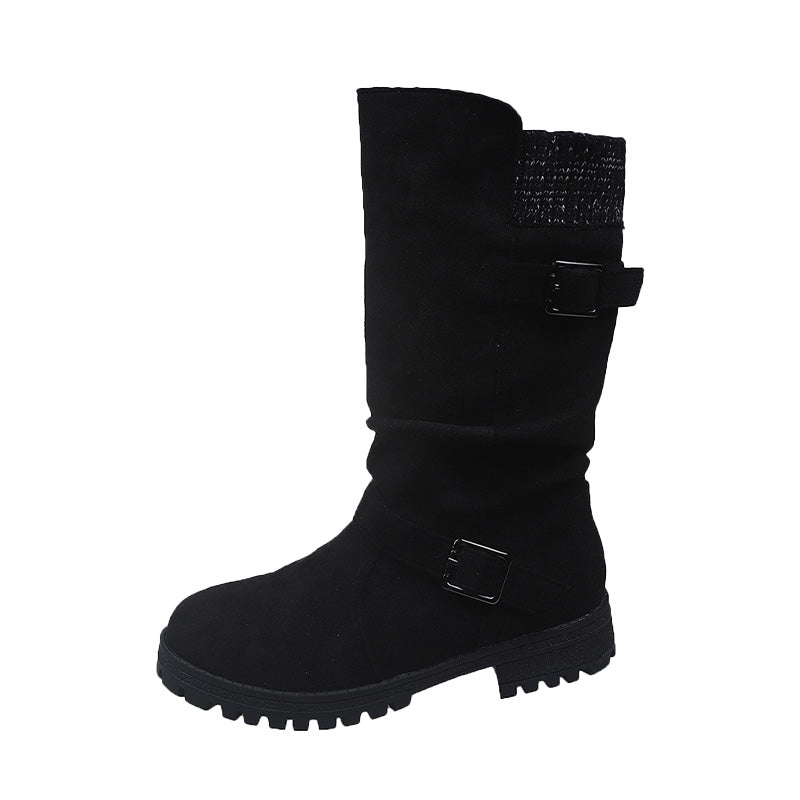 🎅 50 % Rabatt! Festliche Vorratssale👢Damen Slouchy Boots bis zur mittleren Wade🎁