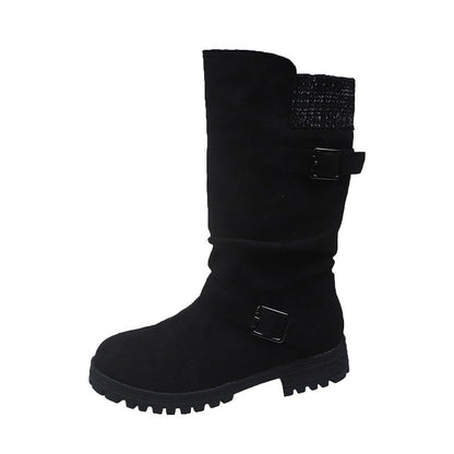 🎅 50 % Rabatt! Festliche Vorratssale👢Damen Slouchy Boots bis zur mittleren Wade🎁