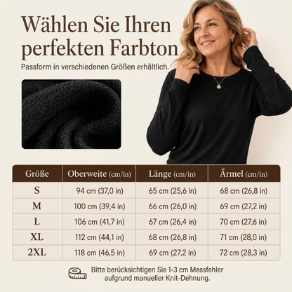 🎉💖🔥🎁Freizeit-Top für Damen mit Rundhals und gerafftem Saum