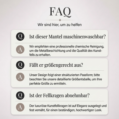 📢50%Rabatt!!!✨Gesteppte Damenjacke mit Kunstfellkragen