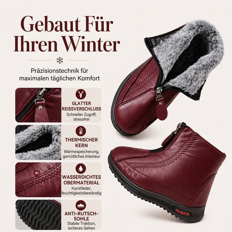 👢Stilvoll & vielseitig, ideal für den Alltag – Damen warme rutschfeste Winterstiefel ✨