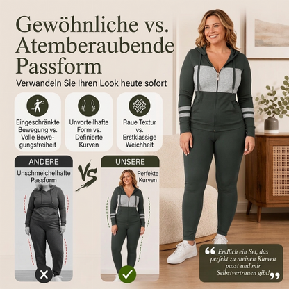 🧥 2-teiliges Damen-Set – Kapuzen-Sweatshirt & Hose