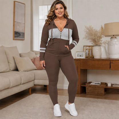 🧥 2-teiliges Damen-Set – Kapuzen-Sweatshirt & Hose