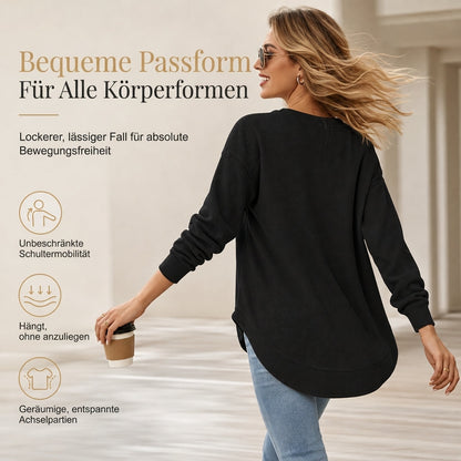 📢🎉50%Rabatt!!!🛍️✨Lässiges lockeres Waffelstrick-Top für Damen