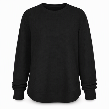 📢🎉50%Rabatt!!!🛍️✨Lässiges lockeres Waffelstrick-Top für Damen