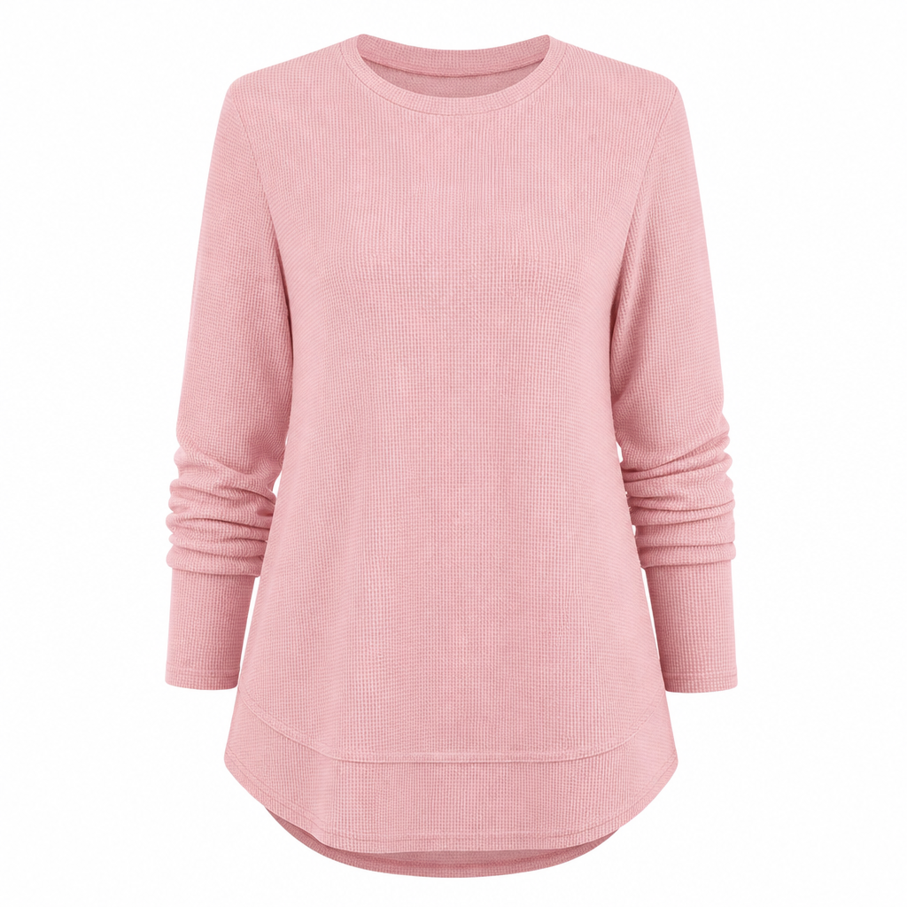 📢🎉50%Rabatt!!!🛍️✨Lässiges lockeres Waffelstrick-Top für Damen