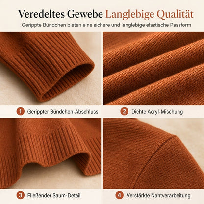📢🎉50%Rabatt!!!🛍️✨Strickjacke für Damen, mittellang, offener Vorderschnitt, mit gerippten Bündchen