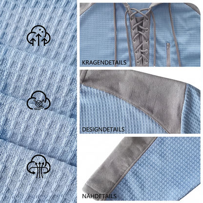 📢📢Räumungsverkauf!!!🎉✨Herren-Strickhoodie im Color-Block-Design, lässiger Stil