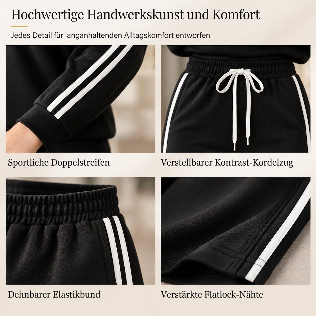 💞Nur für kurze Zeit!💞 Lange Pullover für Frauen, langärmeliger Rundhals-Pullover, casual einfarbig,Patchwork Oberteil für Herbst und Winter