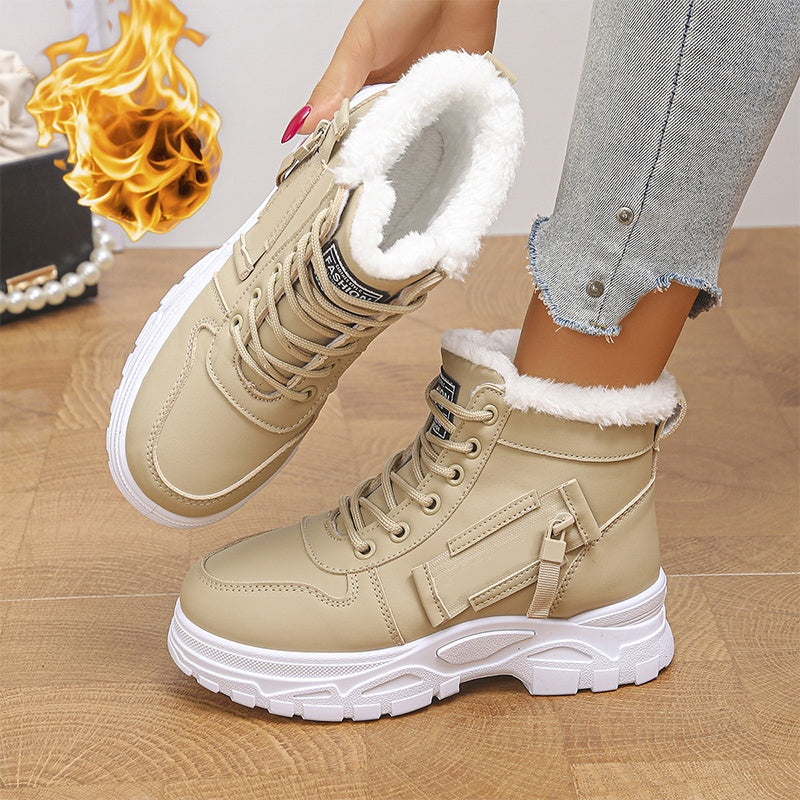 💞Beliebtes Produkt! Nur kurze Zeit reduziert!💞 Warme Winter-Stiefeletten für Damen mit Plüschfutter