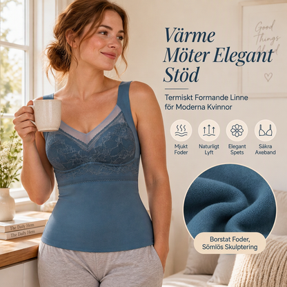 🔥Thermounterhemd für Damen in Slim-Fit-Passform mit integriertem Bügel-BH