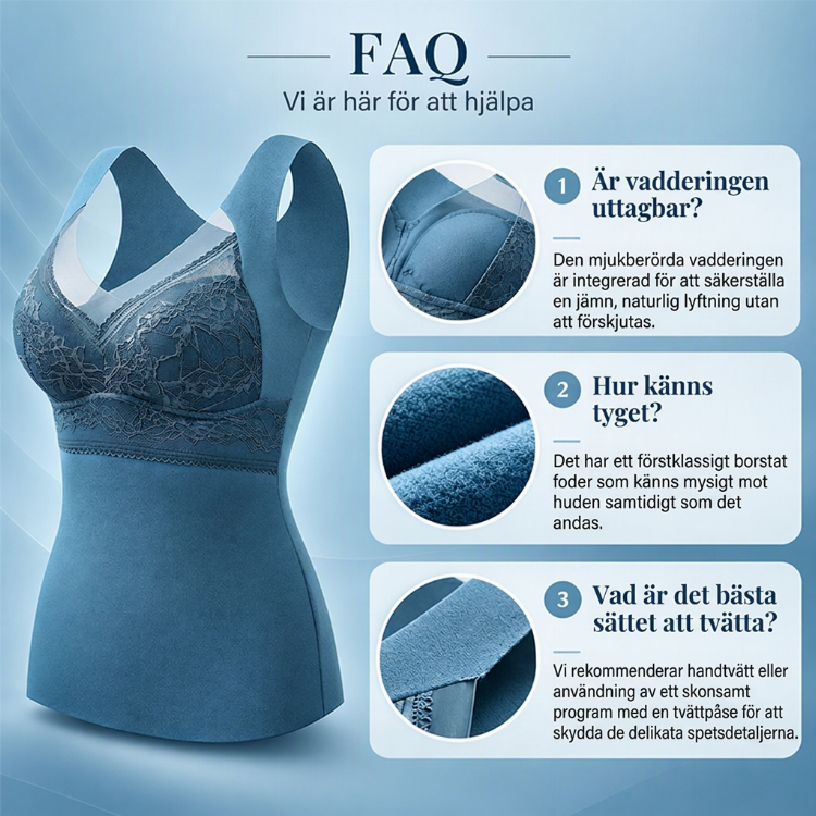 🔥Thermounterhemd für Damen in Slim-Fit-Passform mit integriertem Bügel-BH