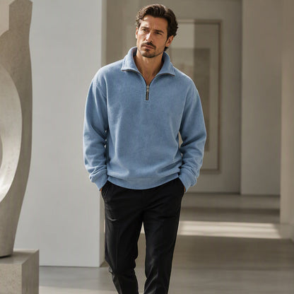 📢🎉50%Rabatt!!!🛍️✨Lässiges Viertelreißverschluss-Sweatshirt für Herren