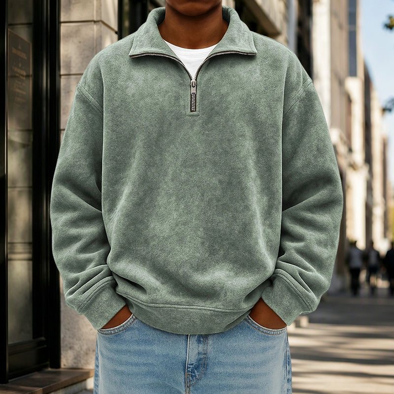 📢🎉50%Rabatt!!!🛍️✨Lässiges Viertelreißverschluss-Sweatshirt für Herren