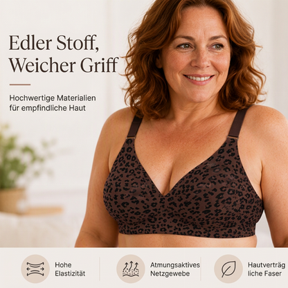 🐆👙 Bügelloser BH mit Leopardenmuster & verstellbaren Trägern | Kein steifer Bügel, kein langweiliger Look – Bequemer Halt mit wildem Touch ✨