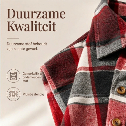 💥50% Rabatt! Nur heute!💥 Damen-Weste mit Karomuster, Knopfleiste und Taschen