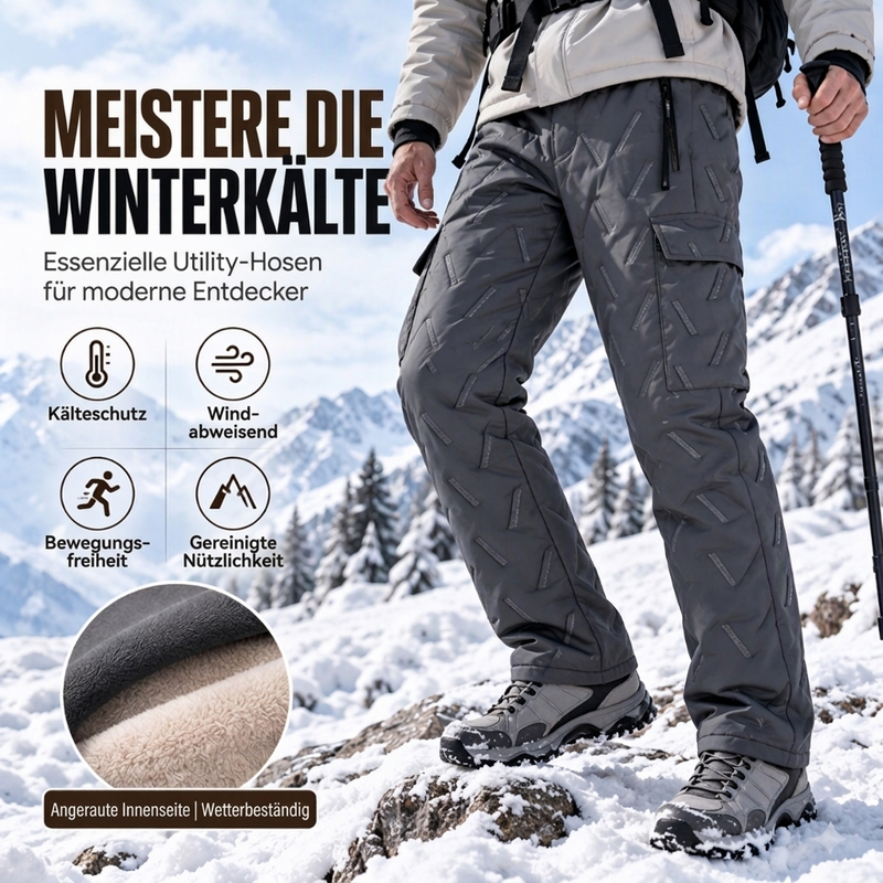 📢🎉50%Rabatt!!!🛍️✨Herren Winter Cargohose mit Plüschfutter