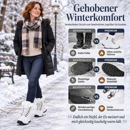 🔥Bestseller + 50% Rabatt!🔥 Damen Gemütliche Schnürschneestiefel