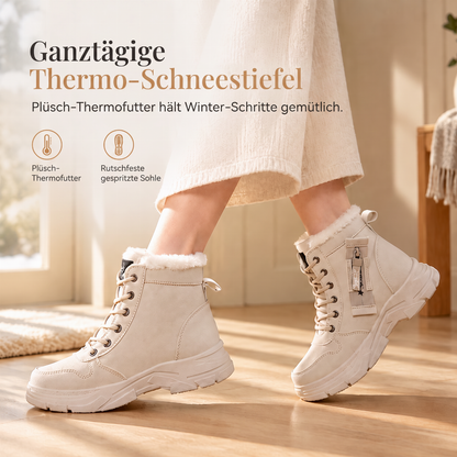 📢🎉50%Rabatt!!!🛍️✨Damen Winter-Schneestiefel, warme, mit Plüsch gefütterte, hochgeschlossene Knöchelstiefel