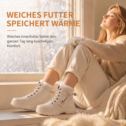 📢🎉50%Rabatt!!!🛍️✨Damen Winter-Schneestiefel, warme, mit Plüsch gefütterte, hochgeschlossene Knöchelstiefel