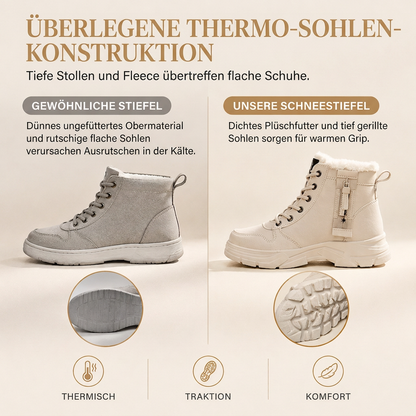 📢🎉50%Rabatt!!!🛍️✨Damen Winter-Schneestiefel, warme, mit Plüsch gefütterte, hochgeschlossene Knöchelstiefel