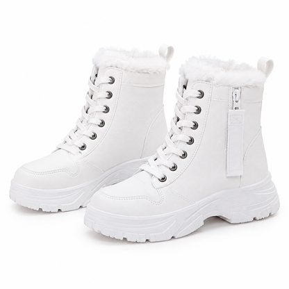 📢🎉50%Rabatt!!!🛍️✨Damen Winter-Schneestiefel, warme, mit Plüsch gefütterte, hochgeschlossene Knöchelstiefel