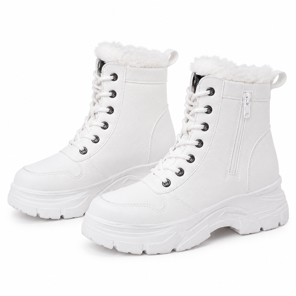 📢🎉50%Rabatt!!!🛍️✨Damen Winter-Schneestiefel, warme, mit Plüsch gefütterte, hochgeschlossene Knöchelstiefel
