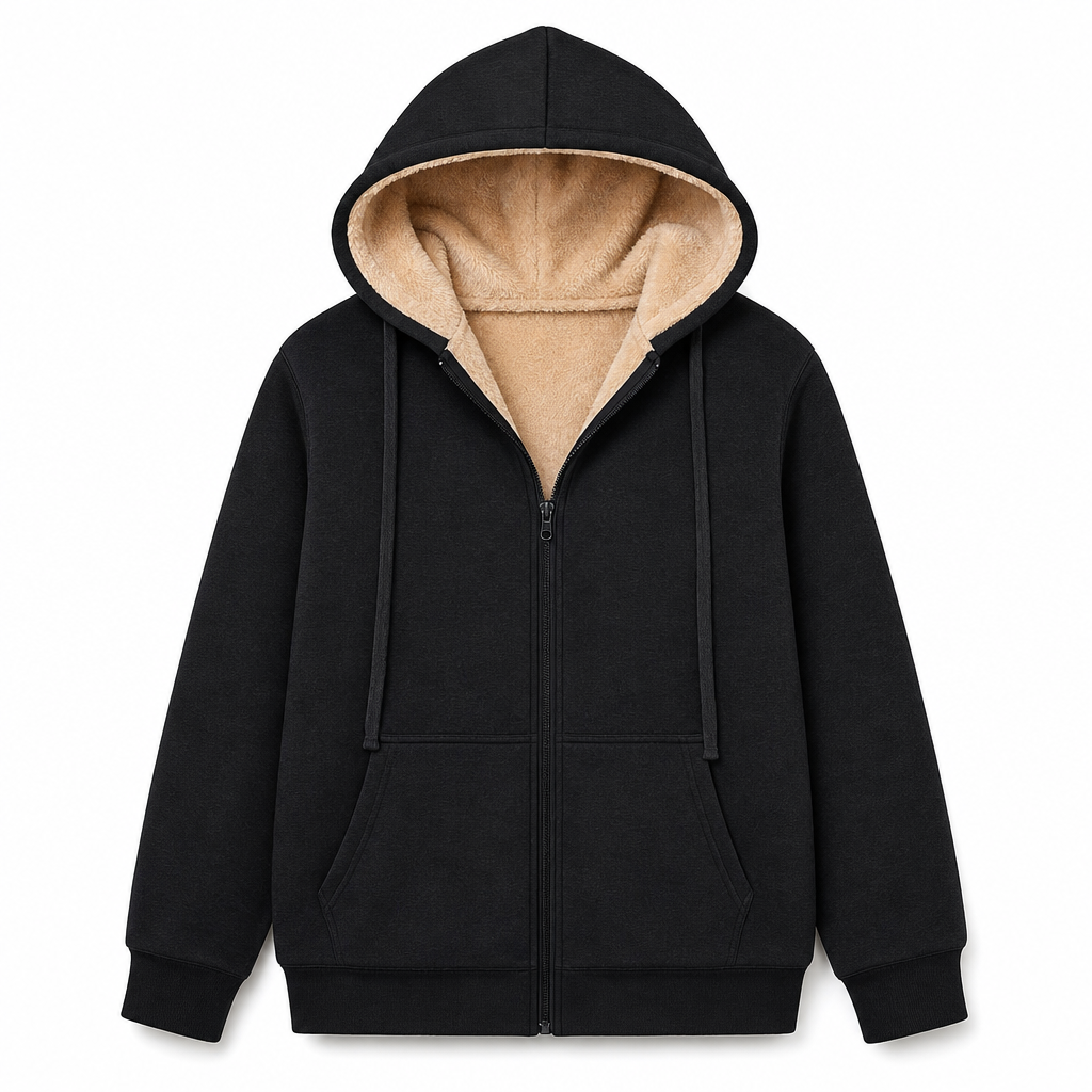 Damen Winter Warm Fleece Kapuzenpullover
